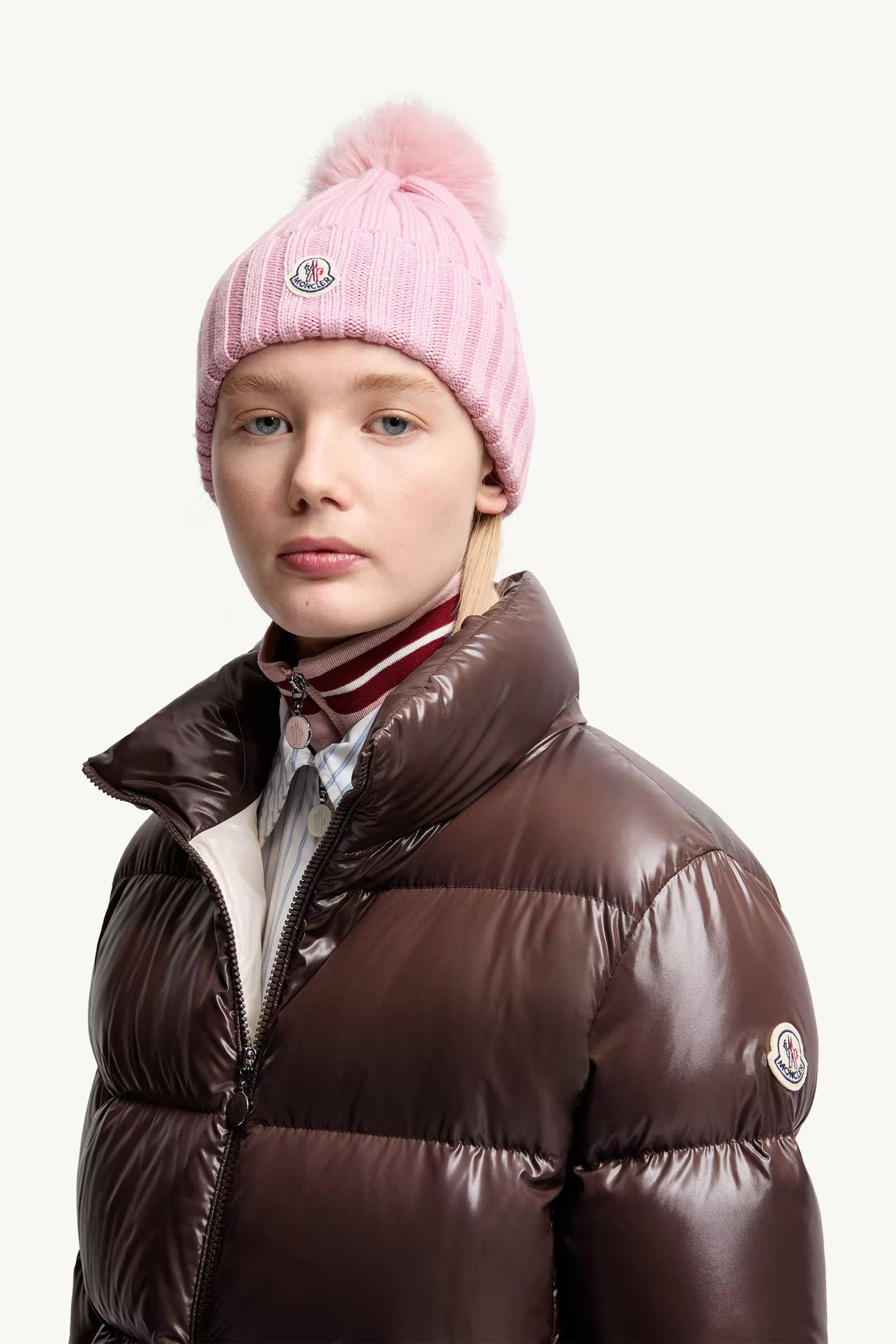 Wool Beanie with Pom Pom | Moncler