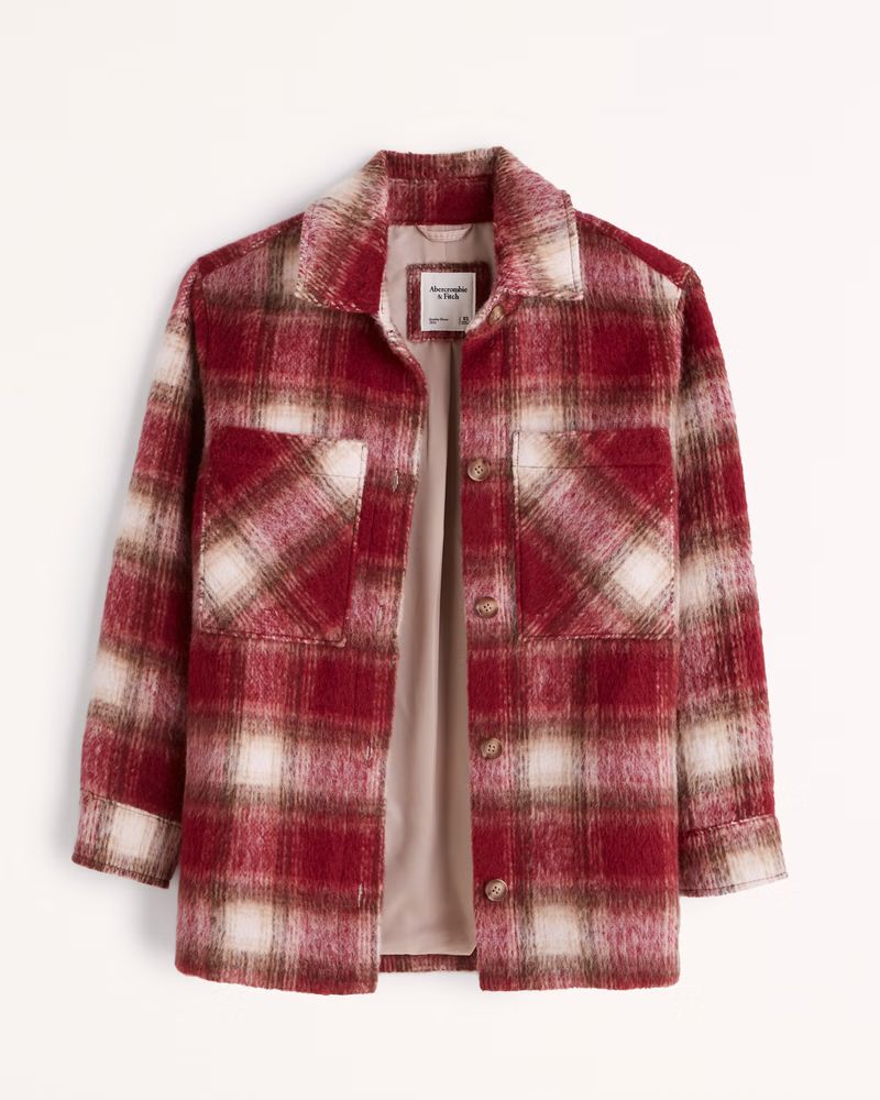 Cozy Shirt Jacket | Abercrombie & Fitch (US)