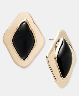 I.n.c. International Concepts Bold Sculptural Statement Stud Earrings, Macy's Exclusive - Black | Macy's