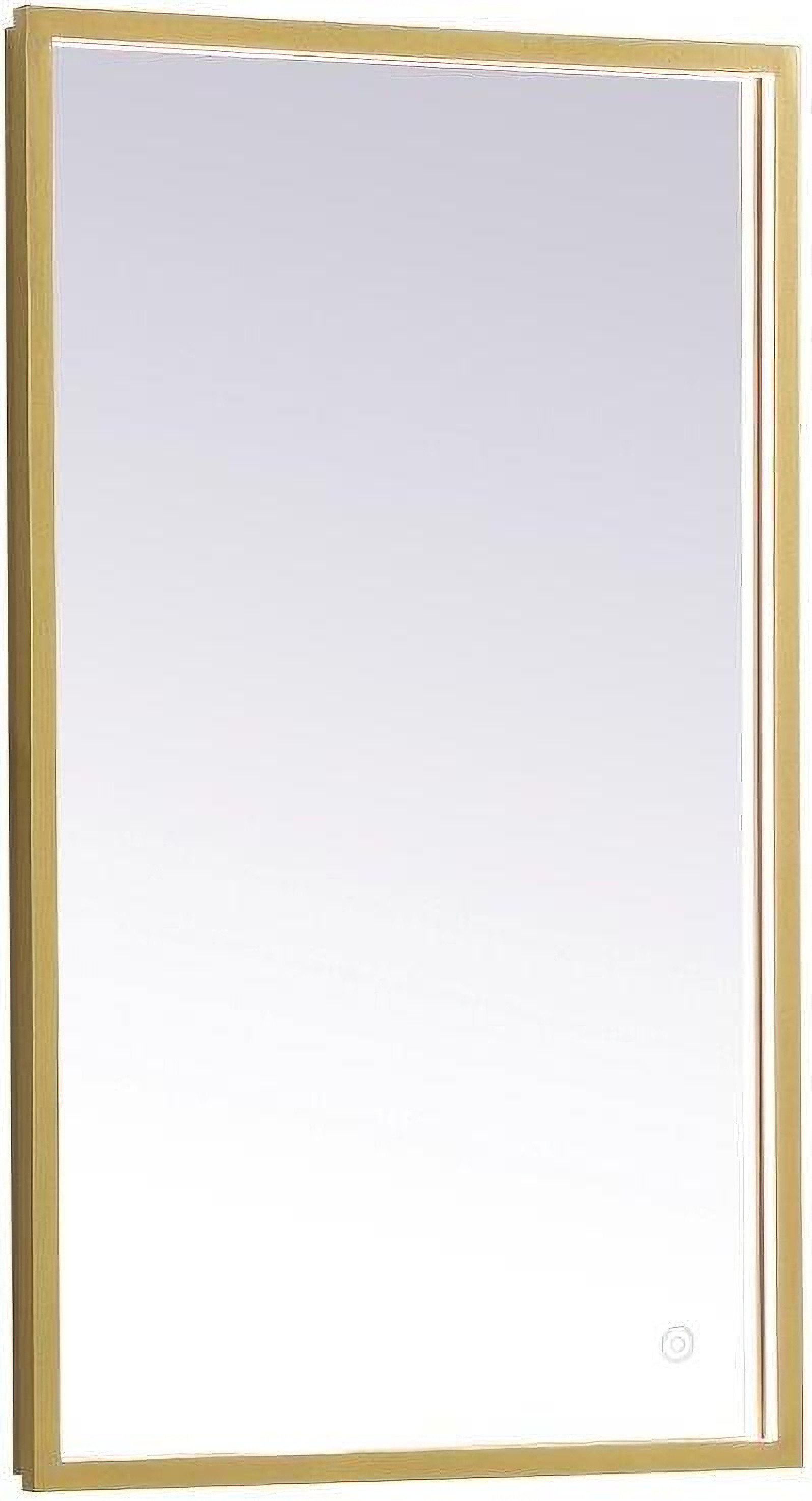 Pier Brass Led Mirror MRE6045BR | 1stopbedrooms