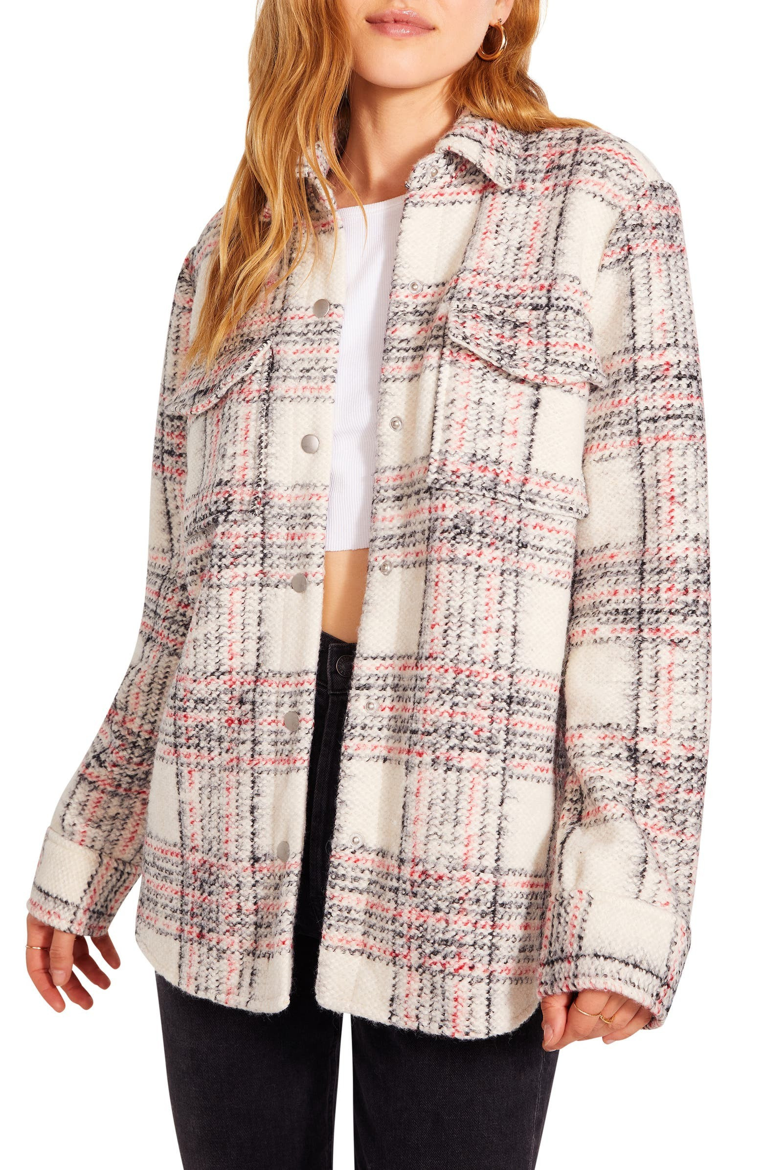 BB Dakota Brixton Plaid Shirt Jacket | Nordstrom