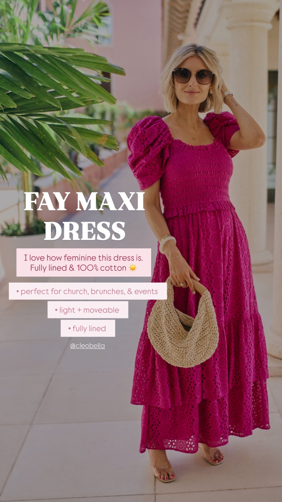 This would make a gorgeous spring wedding guest dress! So many ways to style! Wearing XS.

Loverly Grey, Cleobella, pink maxi dress, spring dress, wedding guest dress, event dress, spring fashion 

#LTKootd #LTKWedding #LTKSeasonal