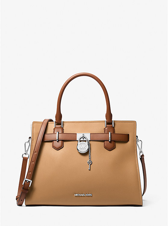 Hamilton Medium Color-Block Leather Satchel | Michael Kors US