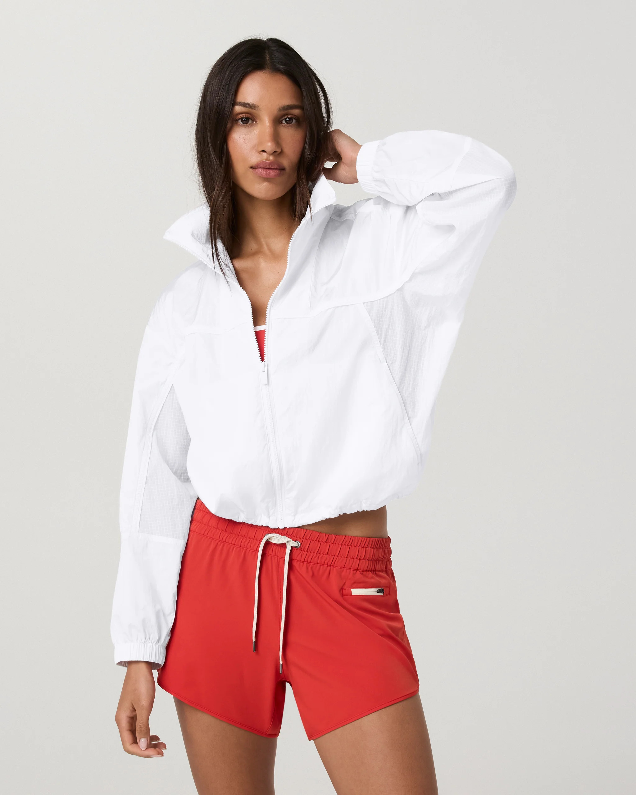 Vuori Court Full Zip | White | Large | Vuori Clothing (US & Canada)