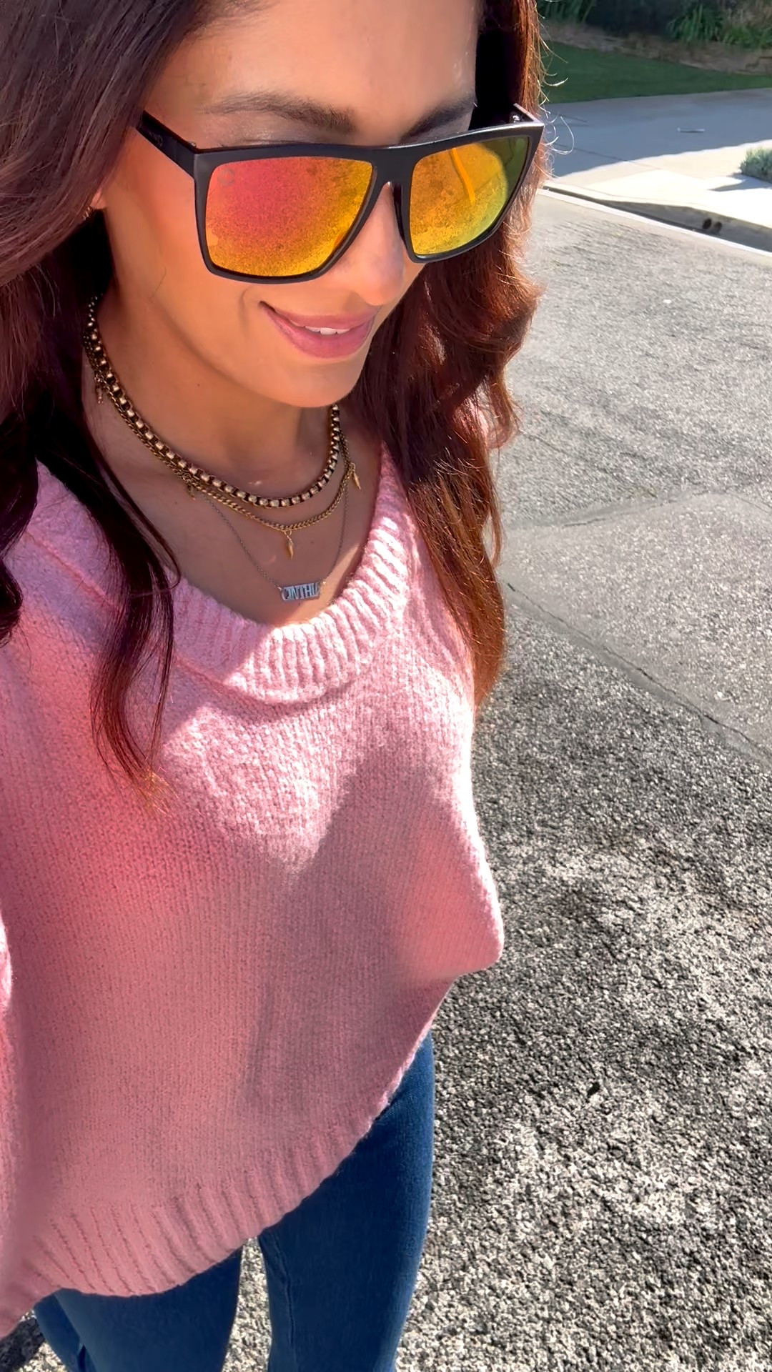 Coziest oversized sweater kind of day 🤍 I love how easy it is to style with any bottom. Today’s combo: denim leggings, boots, tote bag, sunnies & simple jewelry — effortless chic + mom style done right. Tap to shop the full look 🤍🛍️
Top size XS
Bottom size. XS
Shoe size 8

oversized sweater, fall outfit, winter outfit, chic mom style, casual chic outfit, cozy sweater, everyday style, denim leggings outfit, easy outfits for moms, comfy chic look, neutral outfit, wardrobe staples, fall fashion finds, LTK fashion, effortless style, daily outfit inspo

#LTKootd #LTKgrwm #LTKmomlife