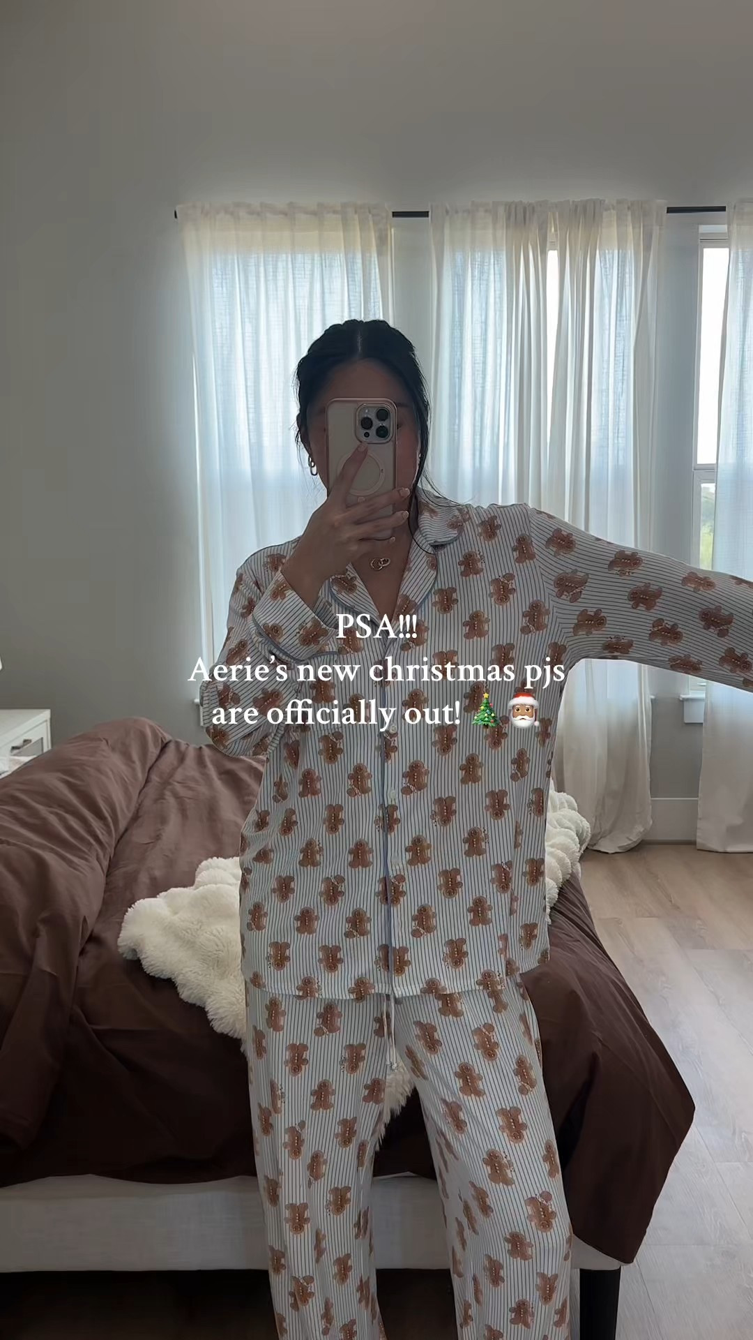 Aerie Christmas pajamas are officially out! I’m 5’3 and got a size small ♥️🎄 #pajamas #christmaspajamas #pajamasets

#LTKFindsUnder100 #LTKGiftGuide #LTKHoliday