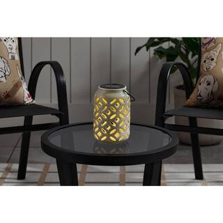 7.08 In. Ceramic SOLAR Lantern | The Home Depot