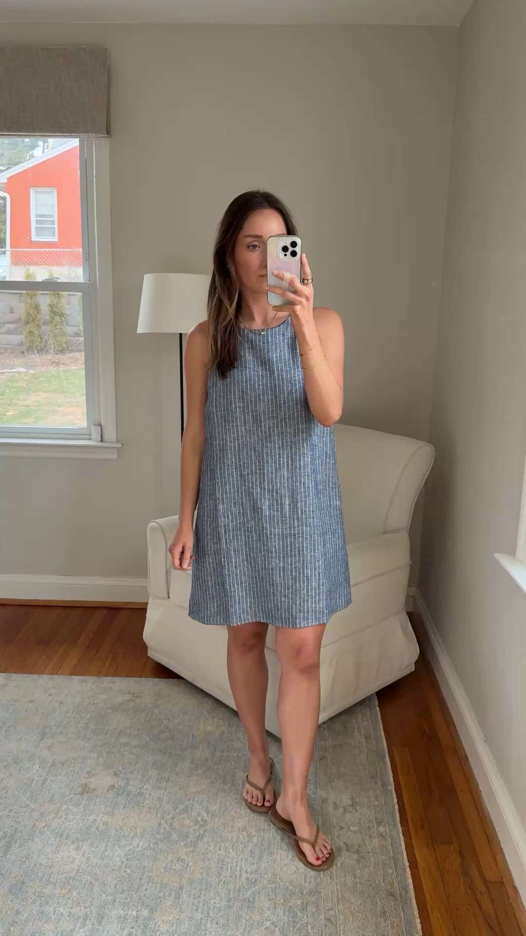 Quince linen dress in a size XS. Fully lined!