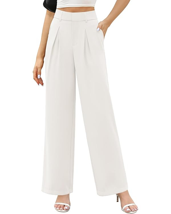 Sarin Mathews Wide Leg Dress Pants Women High Waisted Business Casual Work Pants Long Palazzo Tro... | Amazon (US)