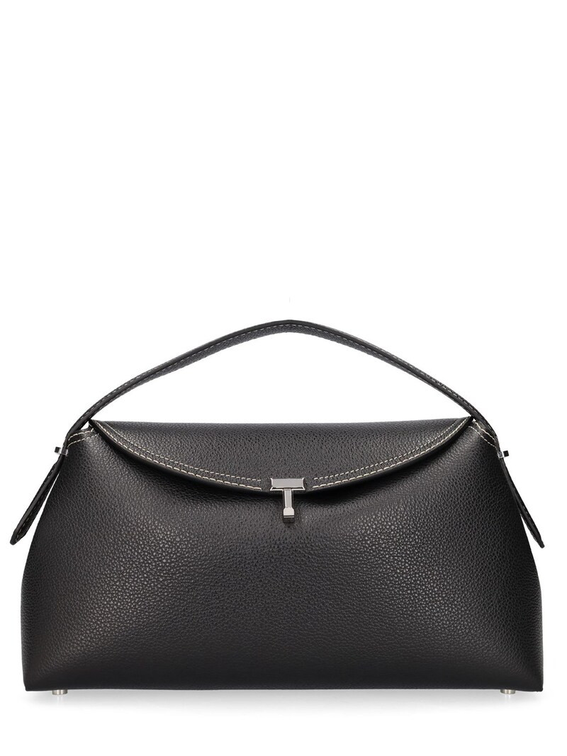 T-Lock leather top handle bag | Luisaviaroma