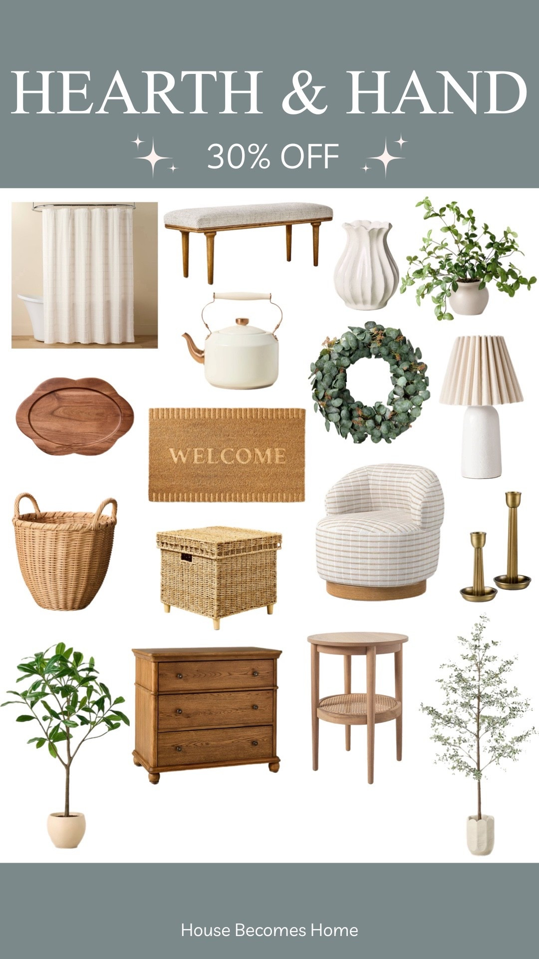 Hearth & Hand: 30% off!!
@Target 




#LTKHome #LTKSeasonal #LTKSaleAlert