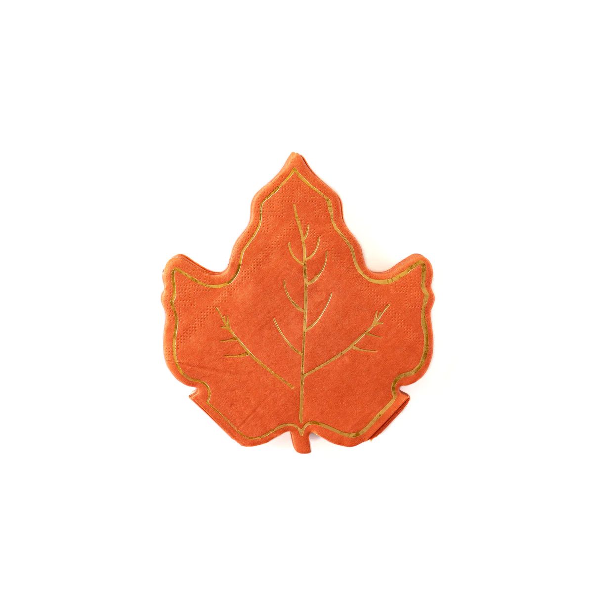 Maple Leaf Shaped Napkins | My Mind's Eye