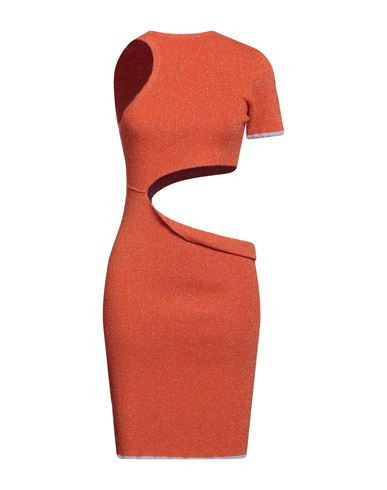 Jacquemus Woman Mini dress Orange Size 4 Viscose, Polyamide, Polyester, Cotton | YOOX (US)