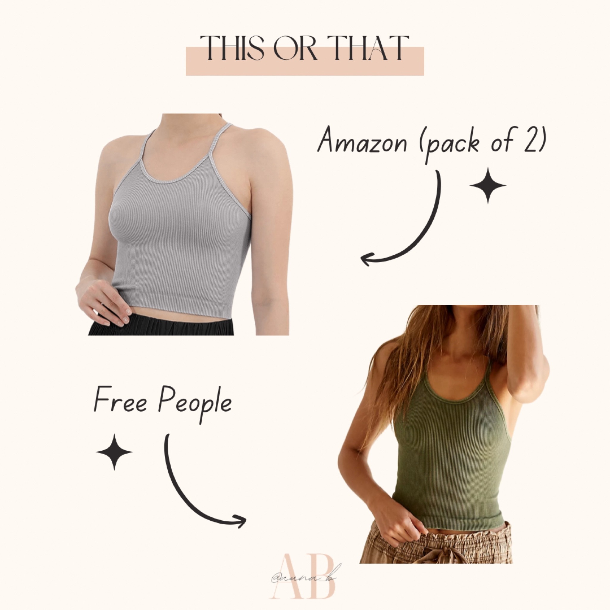 Free People Movement tank top
#dupe #splurge #save

#LTKsalealert #LTKfit #LTKunder50