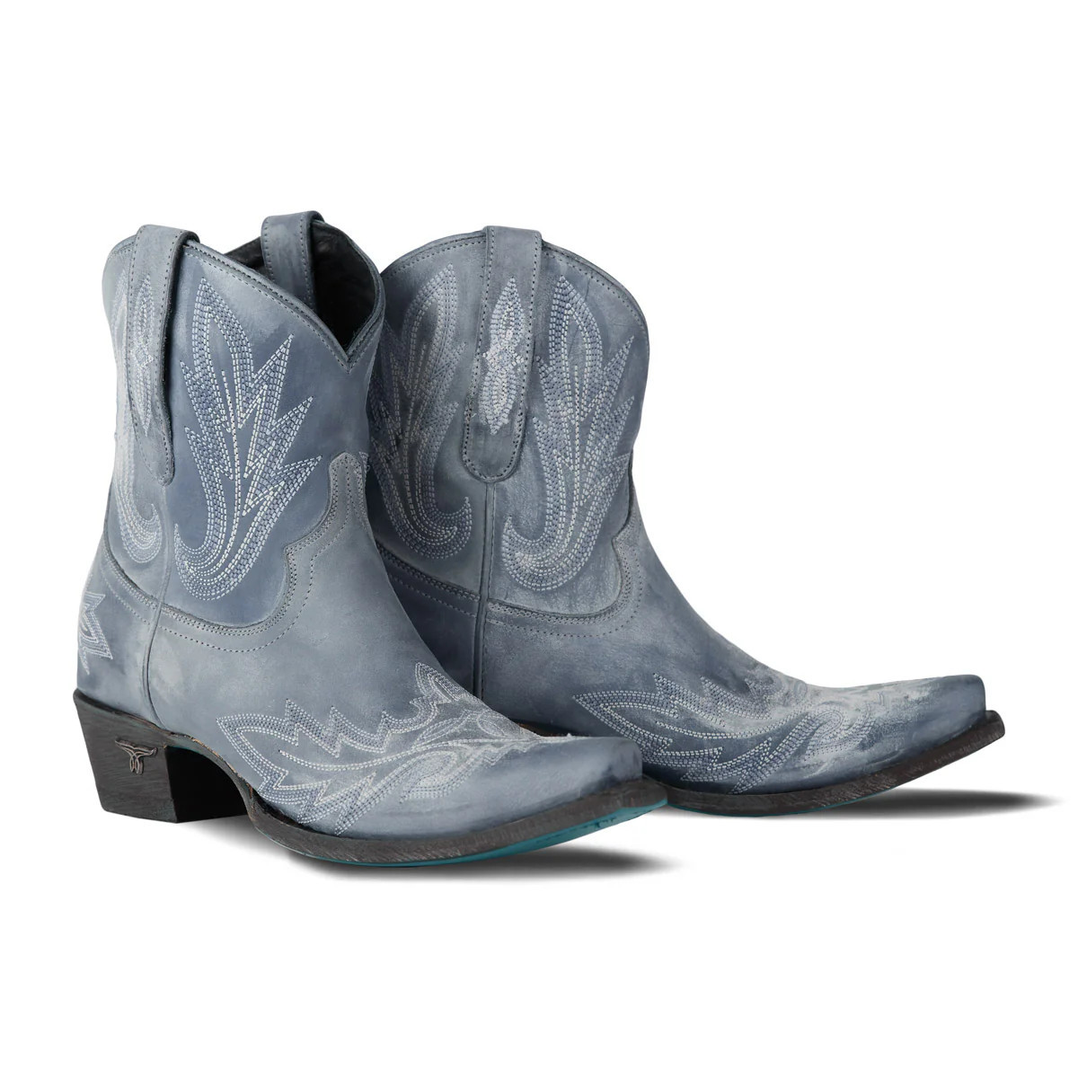 Lexington Bootie - Washed Denim | Lane Boots