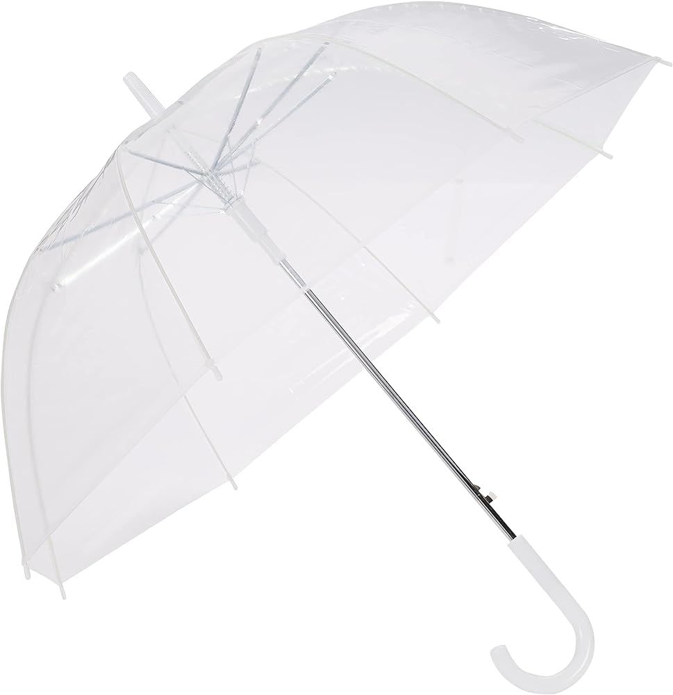 Amazon Basics Clear Bubble Umbrella, Round, 34.5 inch | Amazon (US)