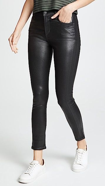 Rocket Leatherette High Rise Skinny Jeans | Shopbop