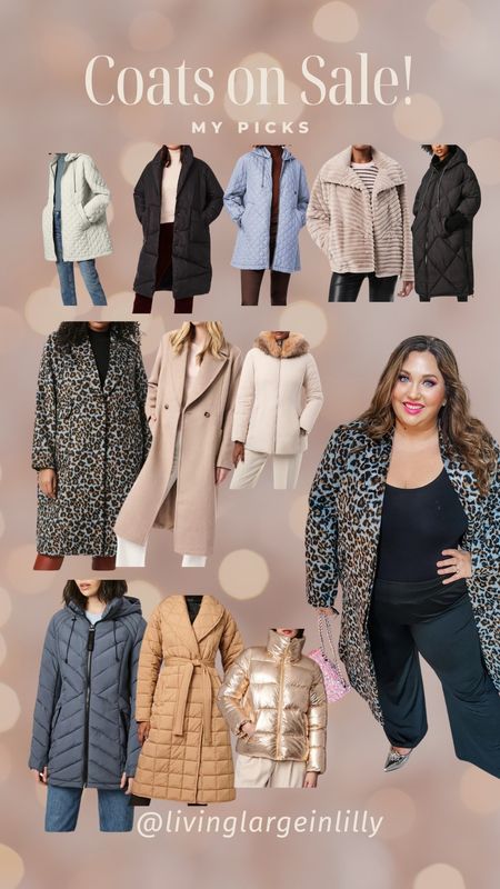 If you're going on vacation somewhere cold ...like we are soon. Or you just want to get some new coats for the next season... Now is the time! #livinglargeinlilly 

#LTKmidsize #LTKplussize #LTKsalealert