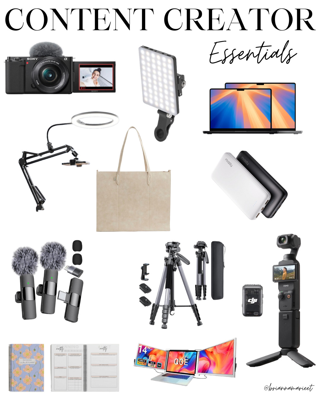 Some great to have tech and products for content creators! 

 #LTKdayinmylife #LTKvlog #LTKHome