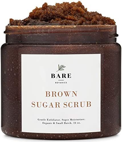 Bare Botanics Brown Sugar Natural Body Scrub – Gentle Exfoliator & Super Moisturizer | Includes... | Amazon (US)