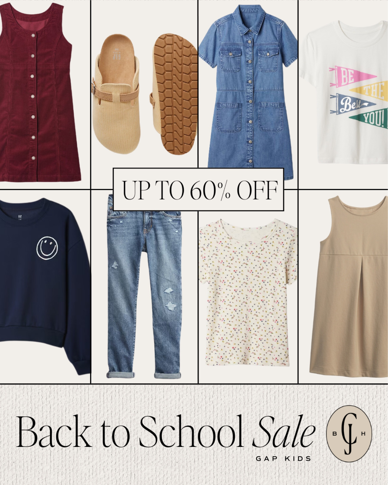 Gap is having a #backtoschool sale, get up to 60% off!

#LTKKids #LTKBacktoSchool