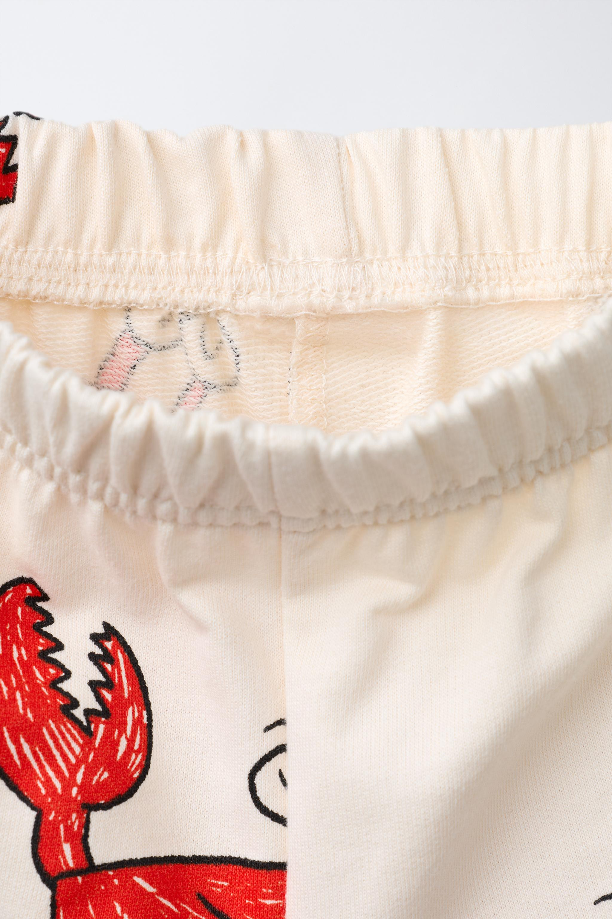 CRAB PRINT T-SHIRT AND SHORTS SET | Zara US