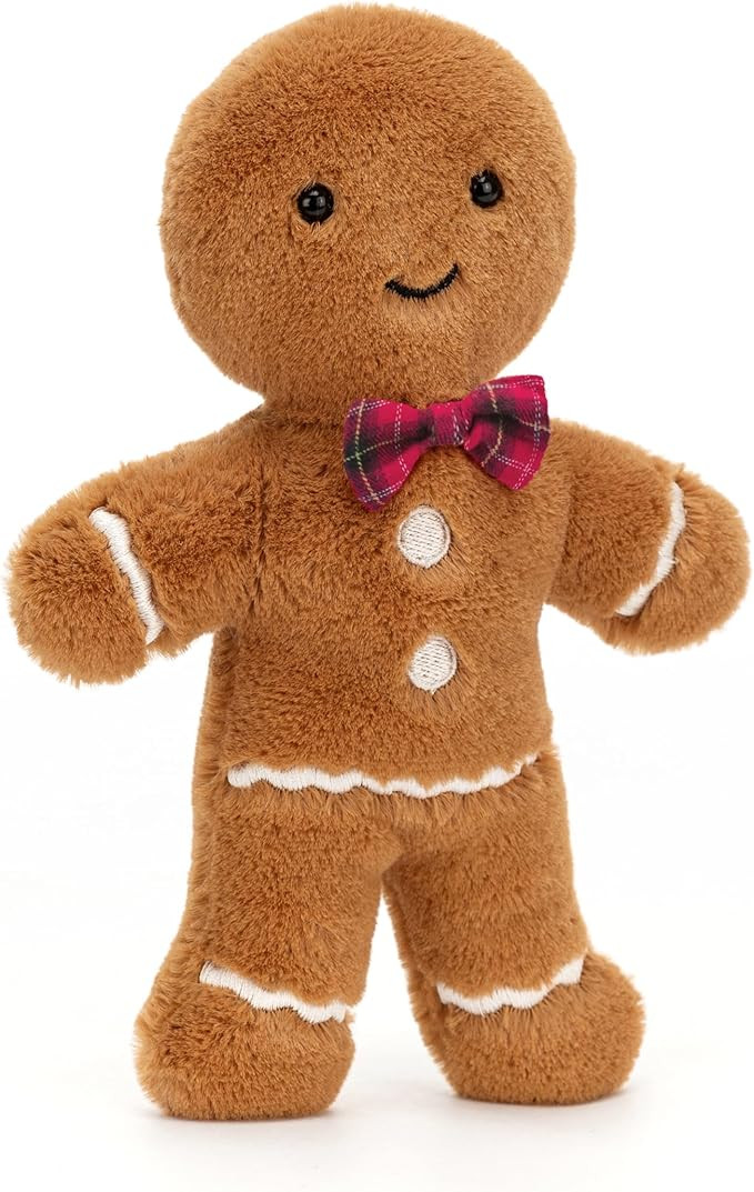 Jellycat Jolly Gingerbread Fred Stuffed Toy, Original 8 inches | Christmas Plush Décor | Amazon (US)