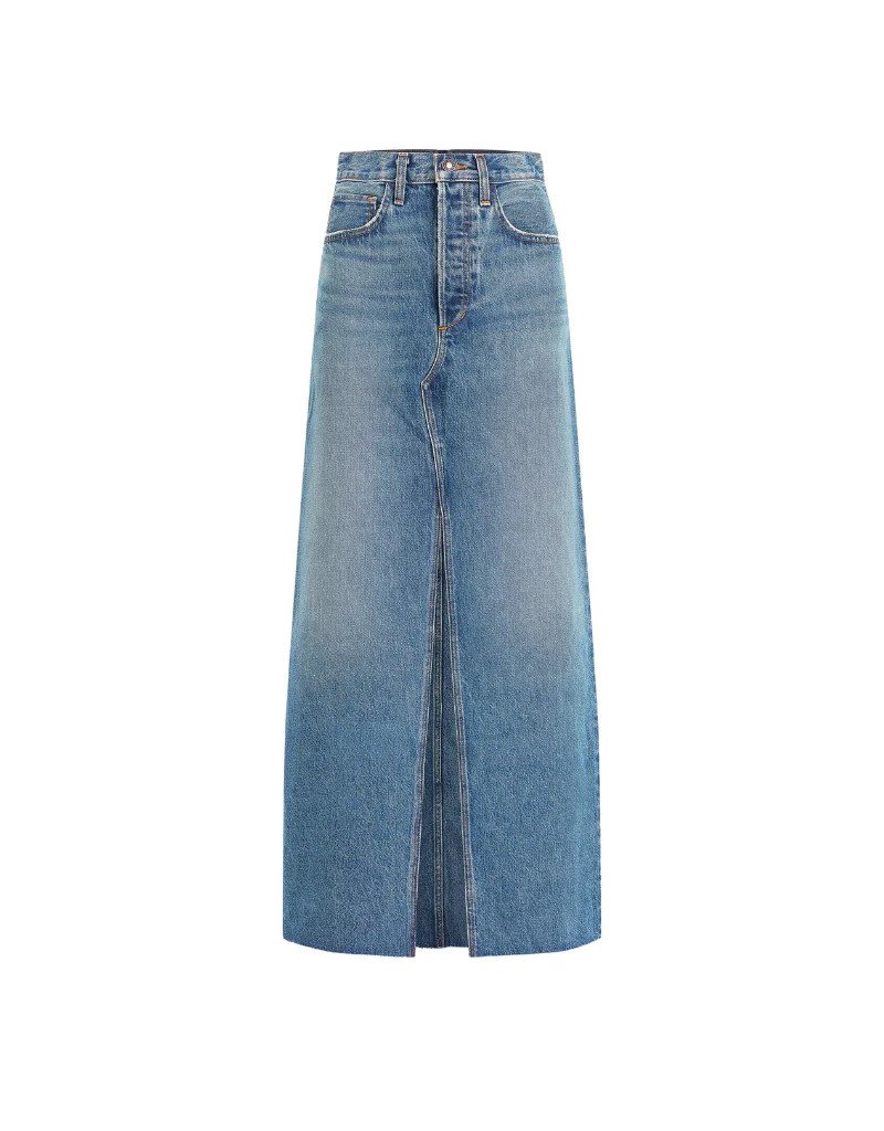 Favorite Daughter The Sadie High Rise Maxi A-Line Skirt in Camden | Ambiance