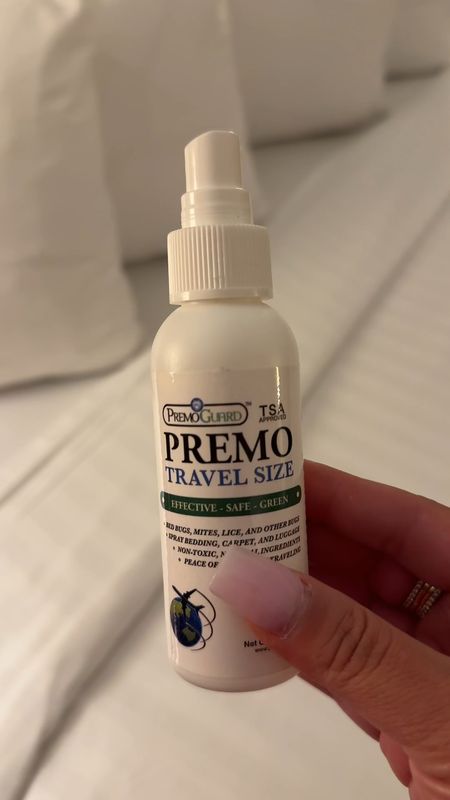 If you’re traveling, this bed bug spray is green and non toxic but gets rid of any bugs that might be on pillows mattresses etc ! #travel 

#LTKTravel #LTKFindsUnder50 #LTKVideo