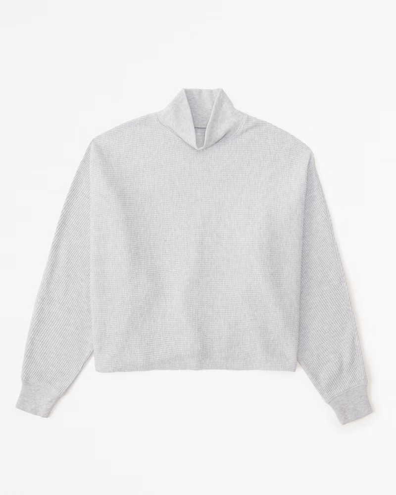 Long-Sleeve Dolman Waffle Tee | Abercrombie & Fitch (US)