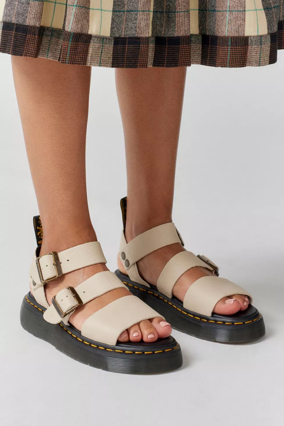 Dr. Martens Gryphon Quad Leather Platform Sandal | Urban Outfitters (US and RoW)