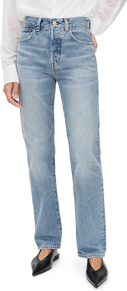 Madewell Women's Longline Straight Jeans | Amazon (US)