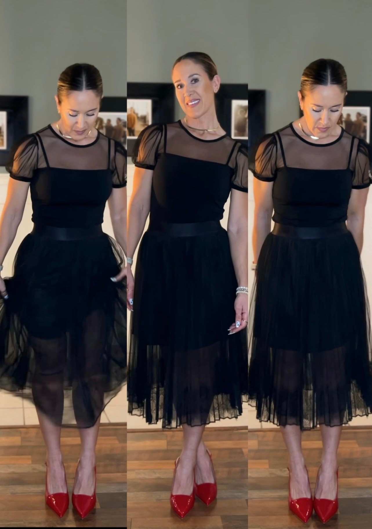 Holiday outfit idea! This would be perfect for a company party or Christmas dinner 💫

#LTKHoliday #LTKgrwm #LTKootd