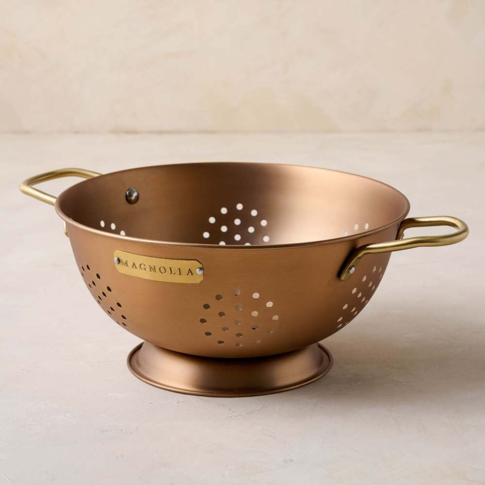 Copper and Brass Colander 3 QT | Magnolia