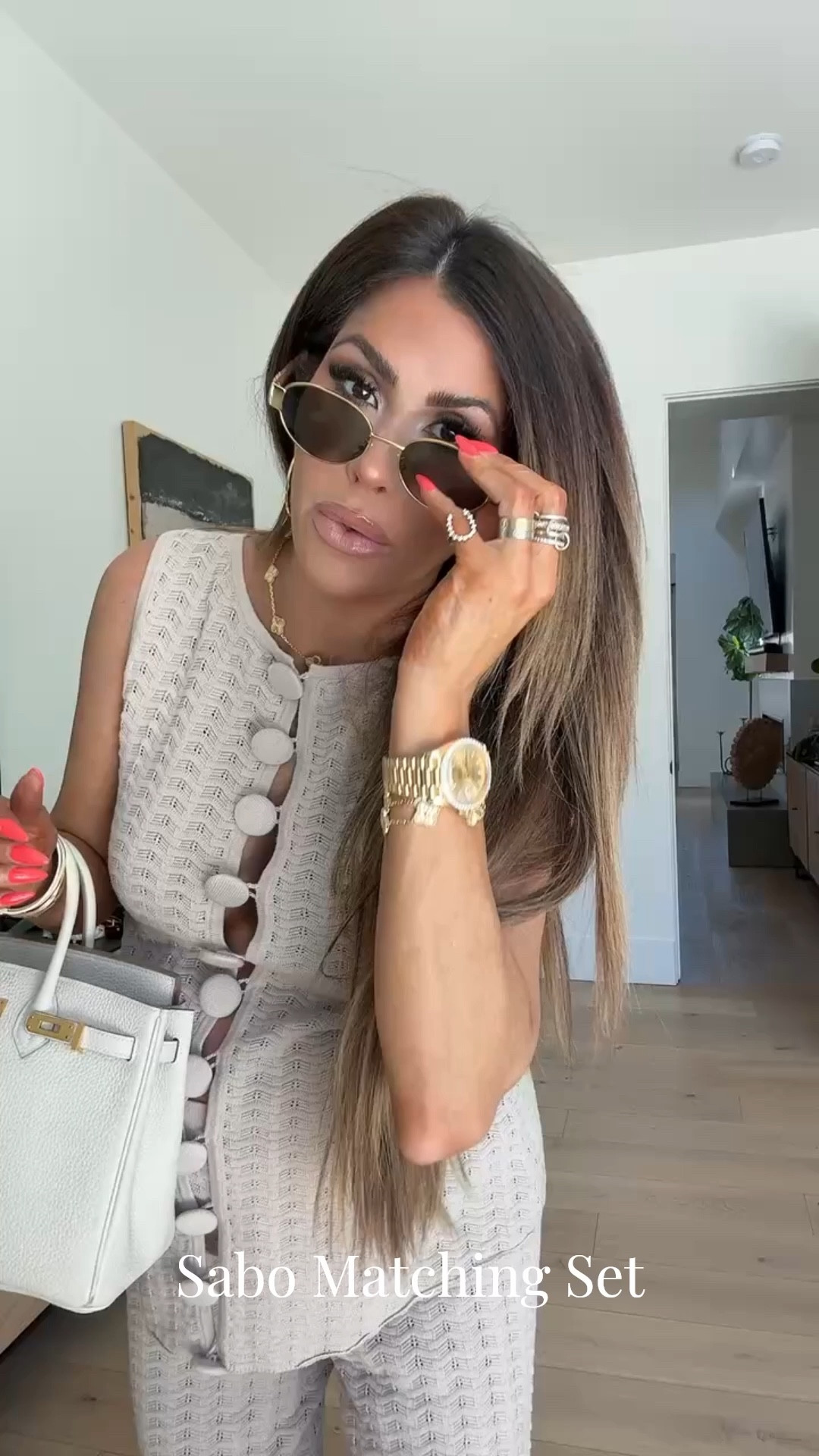 Wearing a size medium in this two-piece set! 

Spring outfits, Spring outfits 2026, Matching set, Sabo, Vacation outfits, Vacation outfits beach, Spring break, Emily Ann Gemma 

#LTKootd #LTKTravel #LTKSeasonal