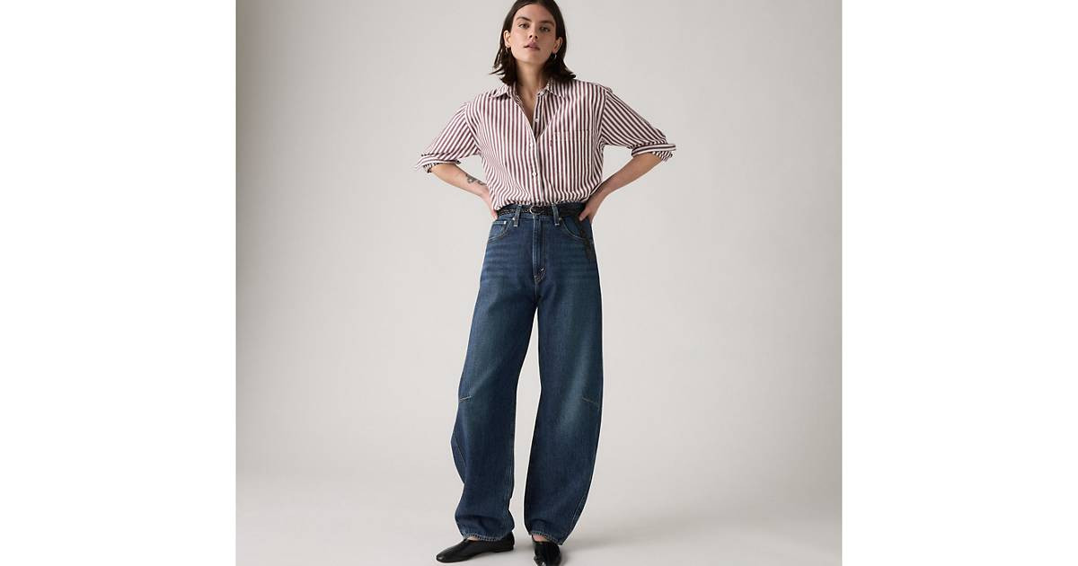 Cinch Barrel Women's Jeans - Dark Wash | Levi's® US | Levi's US
