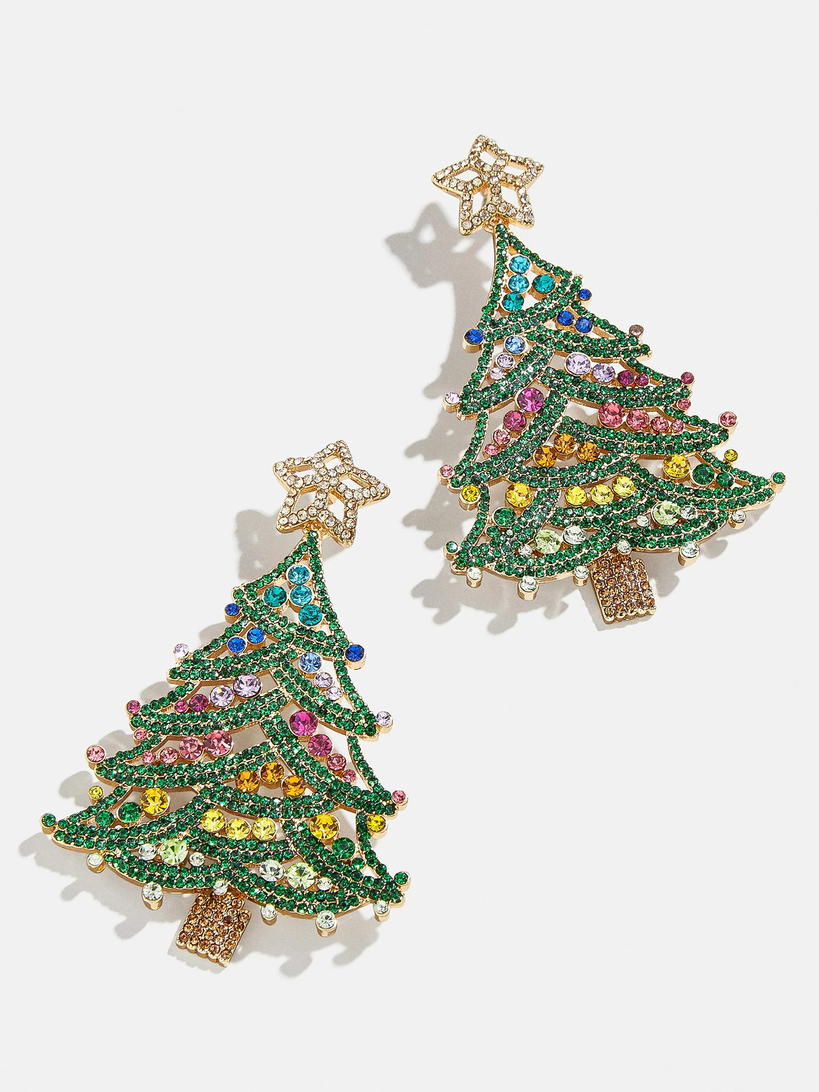 Evergreen Tree Earrings - Green | BaubleBar (US)
