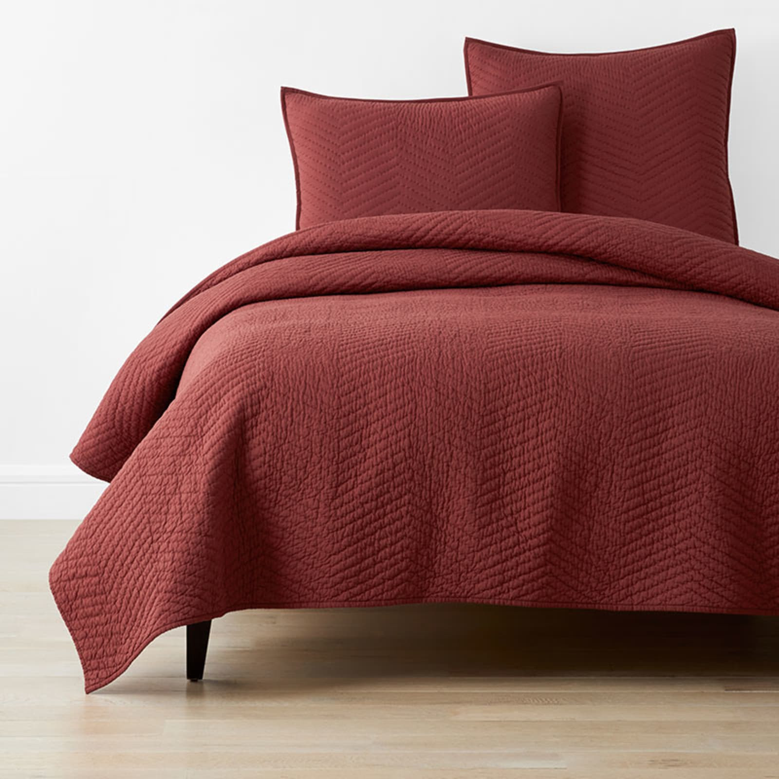 Voile Quilt - Chili, Full/Queen | The Company Store