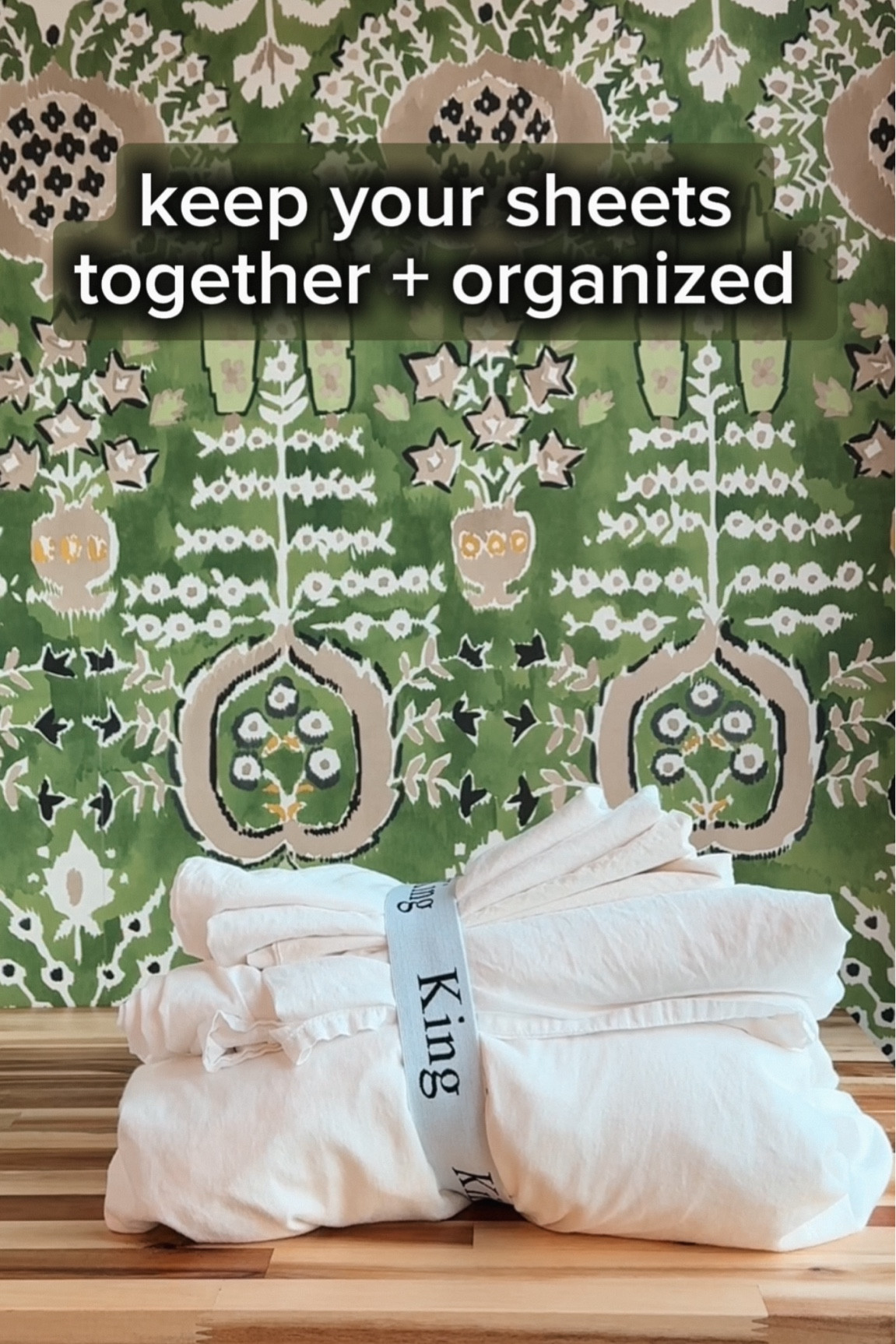 Another easy organization hack for y’all — loving these bands from Amazon. No more guessing on sheet sizes and you can keep all your pillow cases with the correct set! 

#LTKHome #LTKFamily