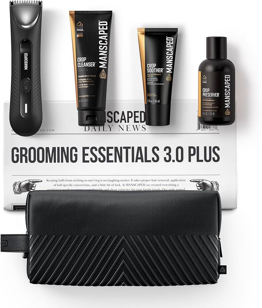 MANSCAPED® Grooming Essentials 3.0 Plus Routine with The Lawn Mower® 3.0 Plus Men's Groin Hair ... | Amazon (US)