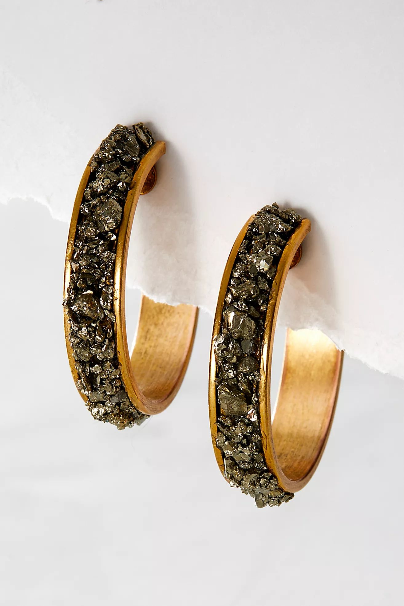 Marly Moretti Pyrite Hoops | Free People (Global - UK&FR Excluded)
