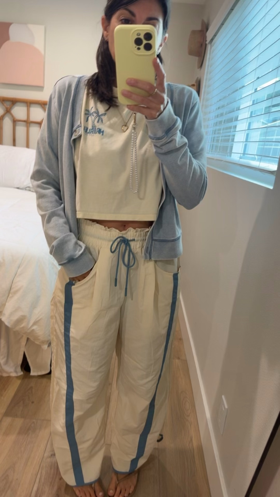 Track pants. Amazon finds. Amazon track pants. 

#LTKmorningroutine #LTKgrwm #LTKSaleAlert