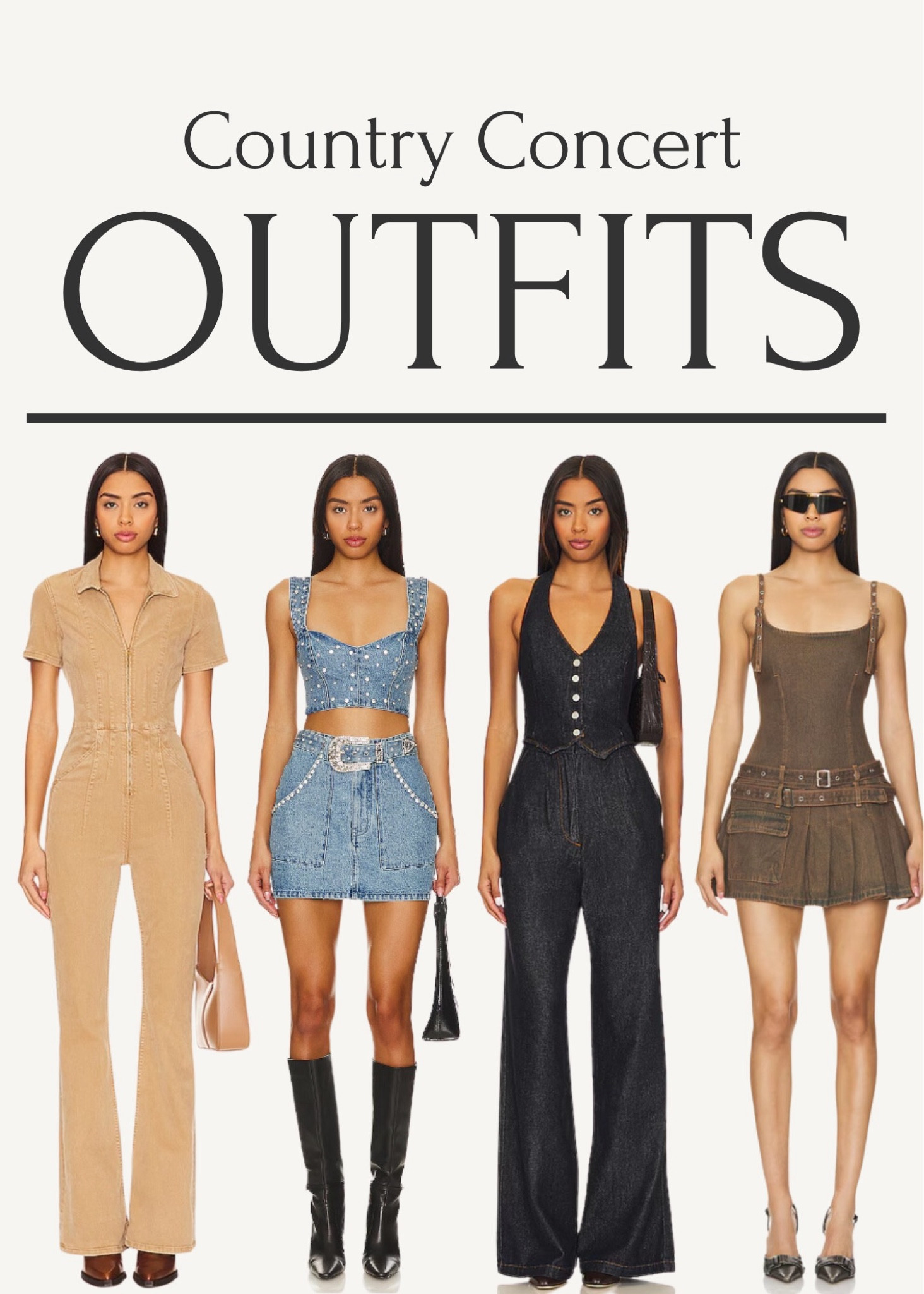 country concert ideas, country concert outfits, western outfits, western dresses, jean shorts, jean jumpsuits, jean rompers, country clothes, concert outfits, country concert fits, country boots, cowgirl, western wear, country lover

#LTKSeasonal #LTKstyletip #LTKU