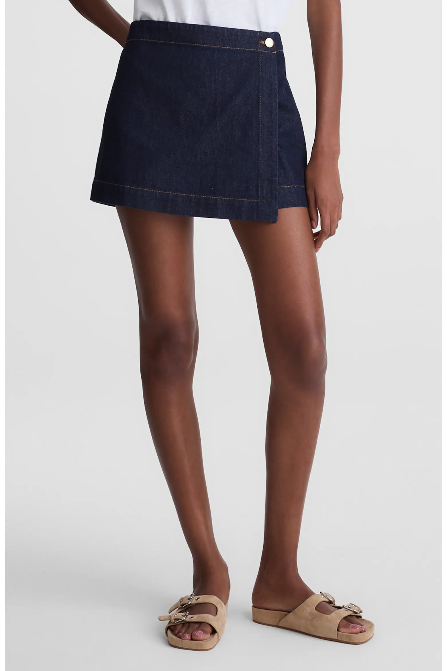 Madewell Denim Wrap Mini Skort (Women) | Nordstrom | Nordstrom