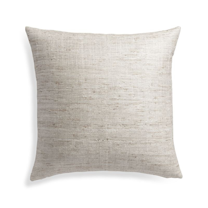 Trevino Alloy 20" Pillow Cover | Crate & Barrel