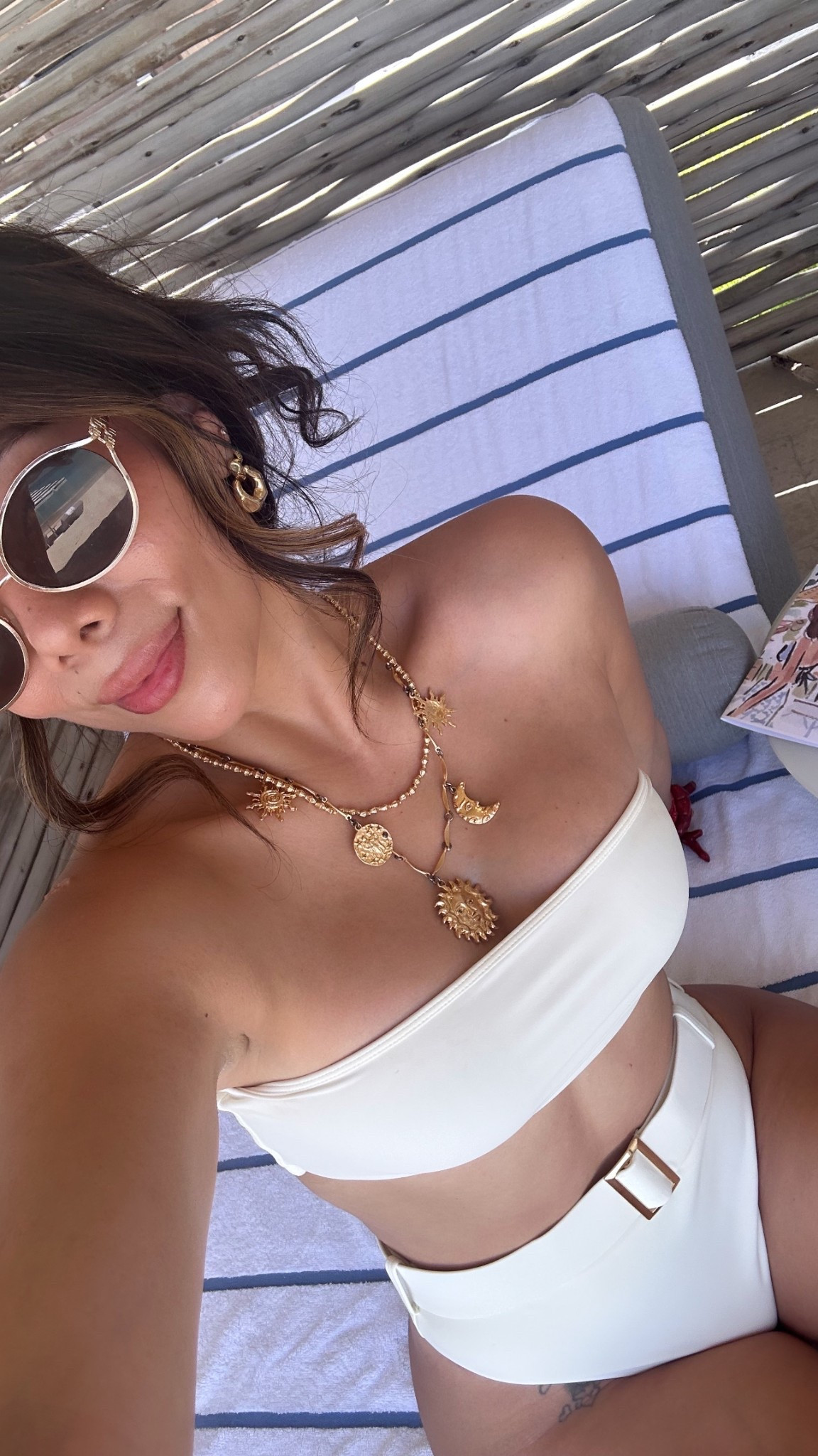 Beach day outfit ✨ #revolve #whitebathingsuit 

#LTKStyleTip #LTKSeasonal #LTKWatchNow