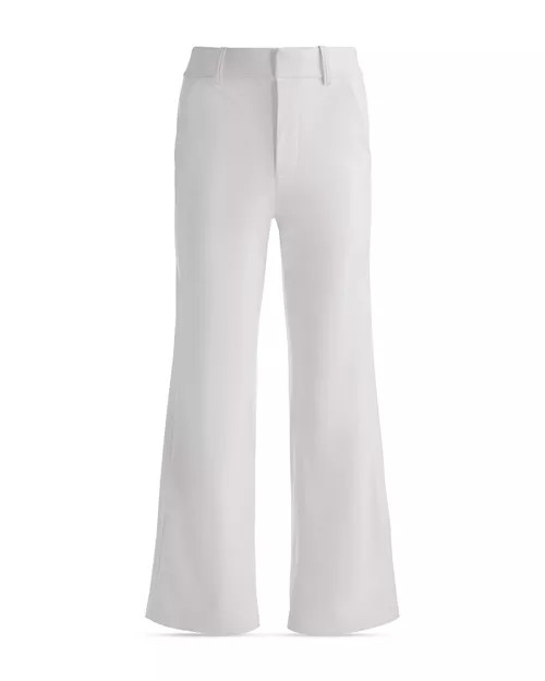 Alexander Faux Leather High Rise Slim Straight Ankle Trousers | Bloomingdale's (US)