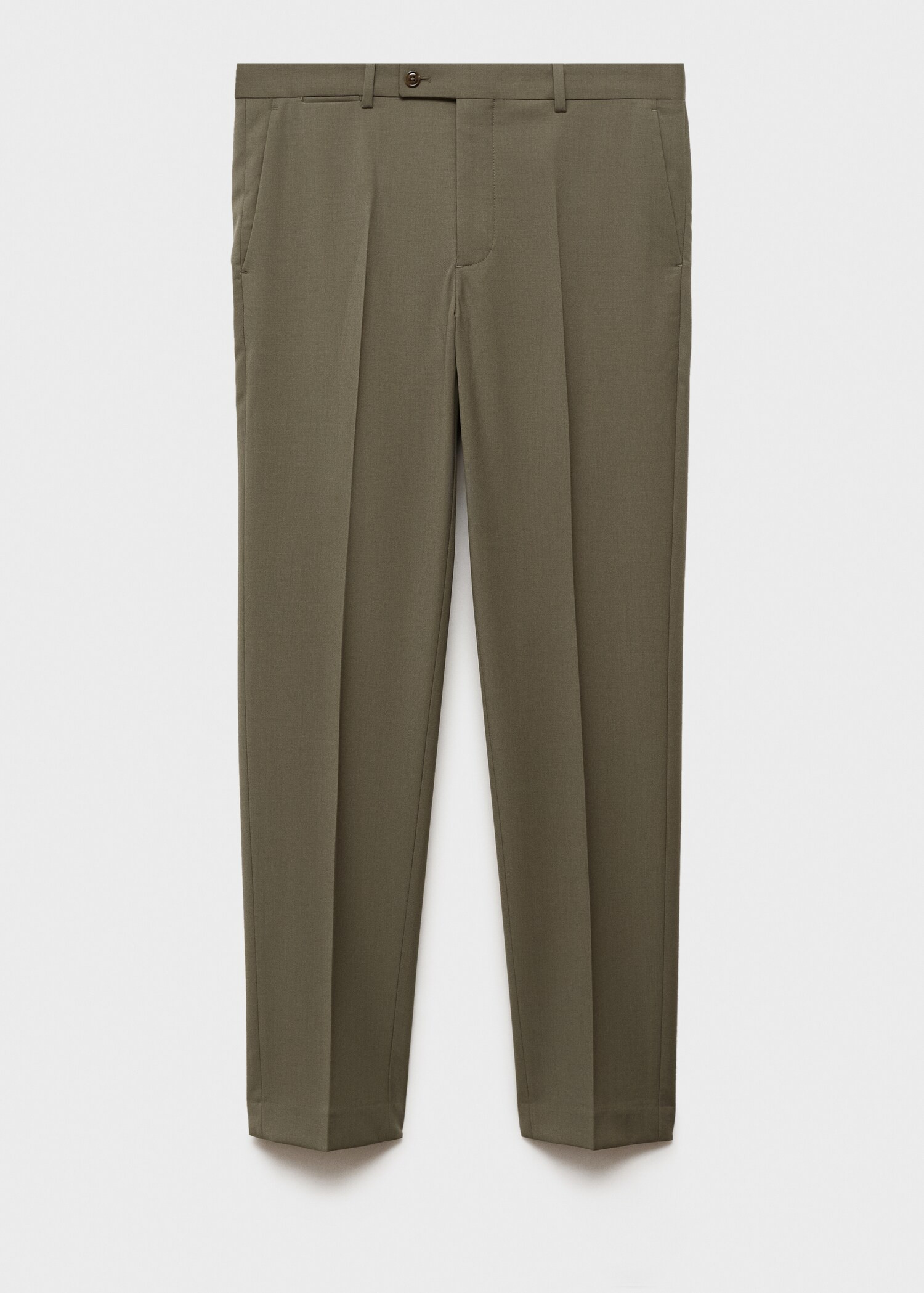 100% virgin wool slim-fit suit pants | MANGO (US)