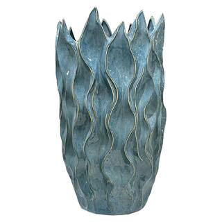 Andros Blue Decorative Vase 20-374 - The Home Depot | The Home Depot
