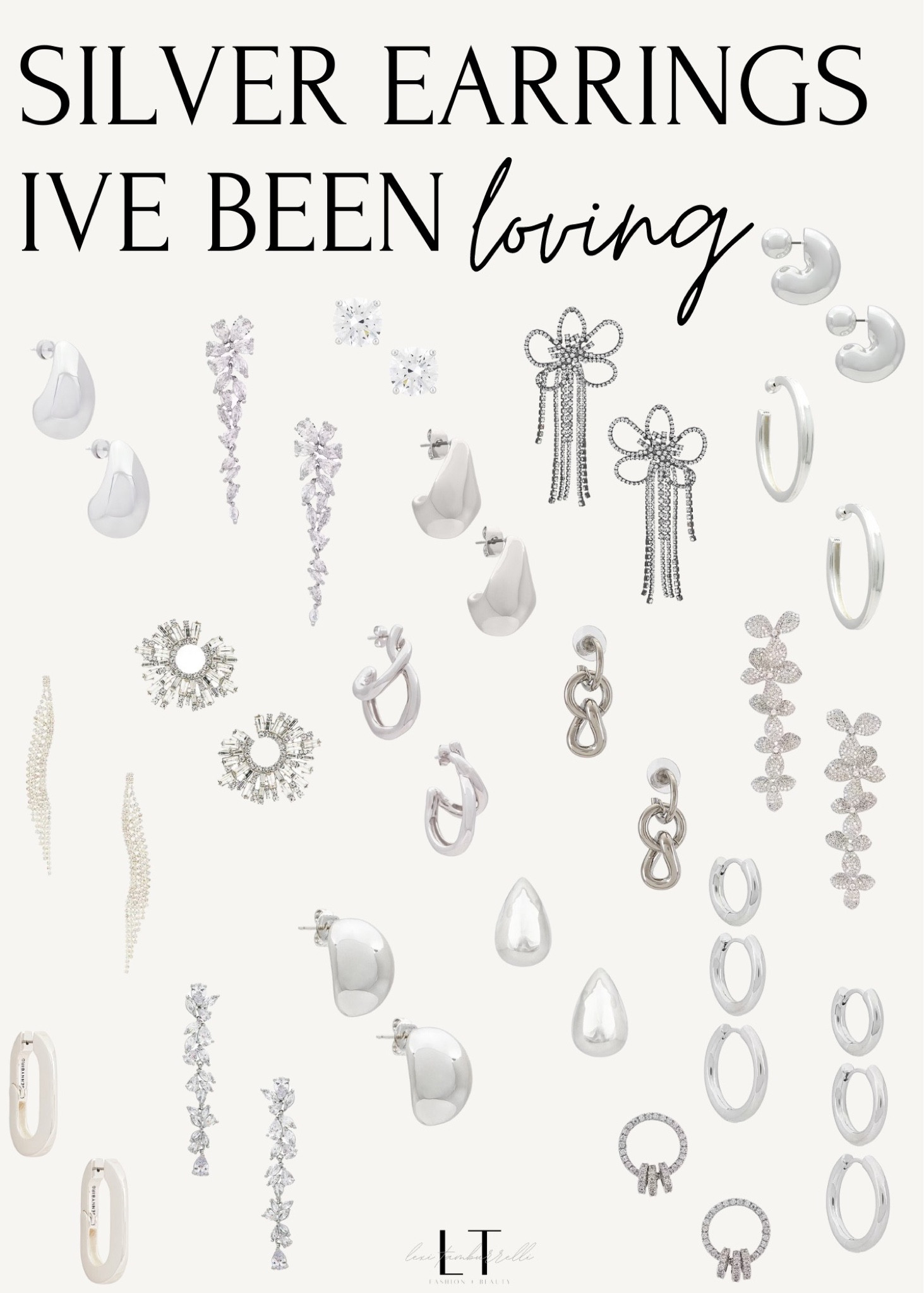 Silver earrings I love!! #silver #silverearrings #silverearring #earring #earrings #diamond #sparkleearring #sparkle

#LTKU #LTKSeasonal #LTKstyletip